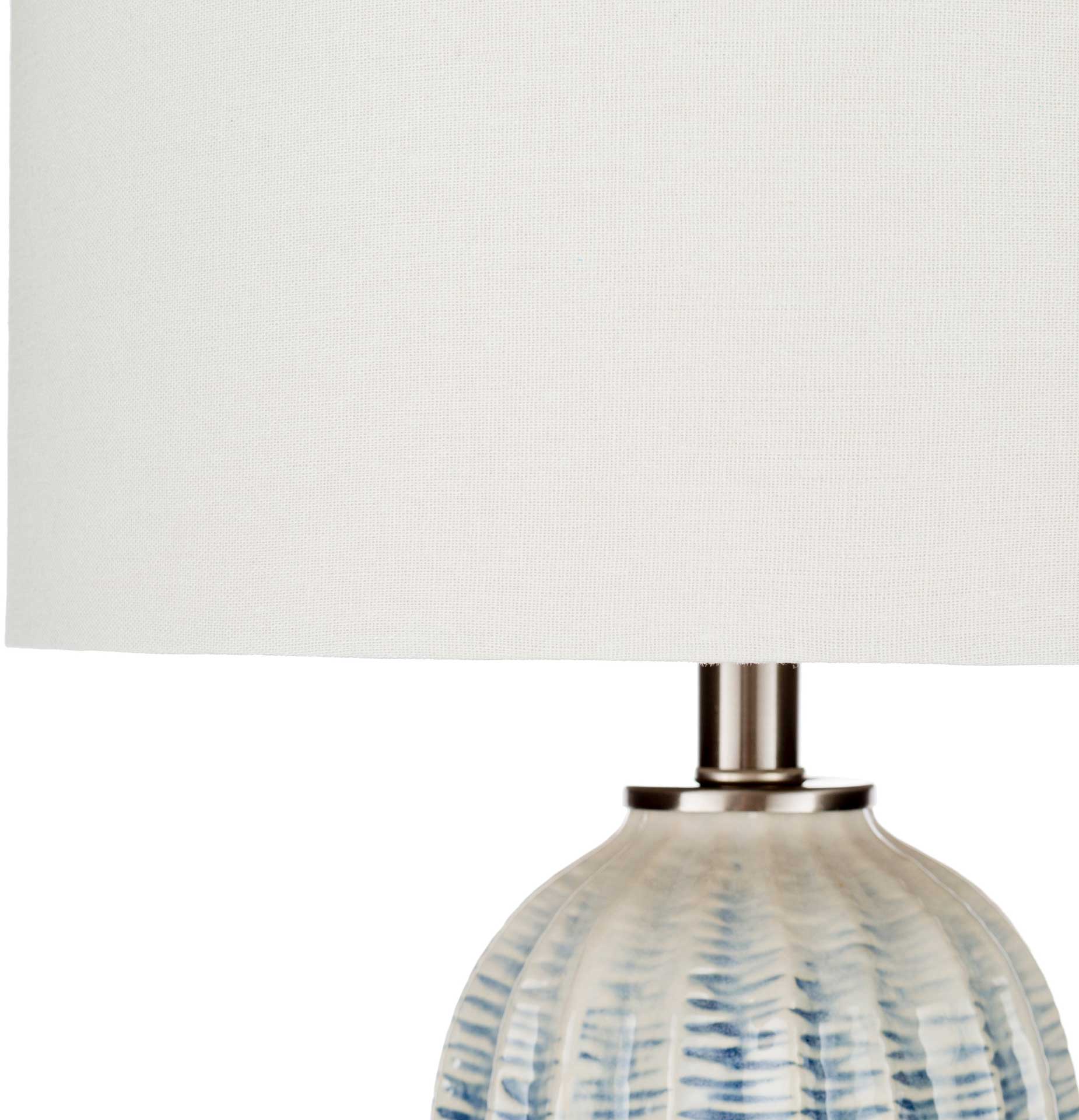 Adelaide Table Lamp Navy/White/Blue - Image 2