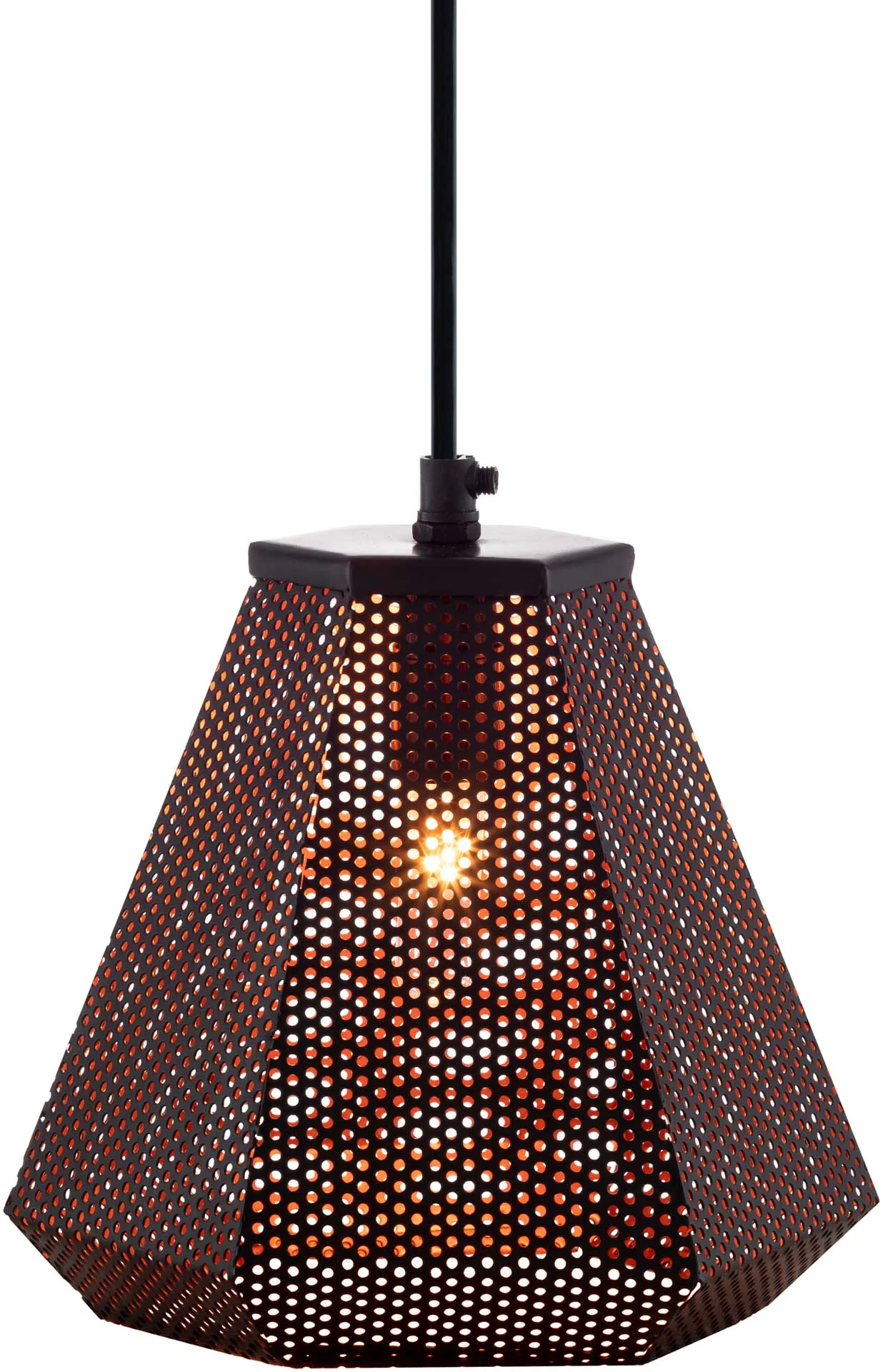Adele Geometric Ceiling Lamp Black - Image 2