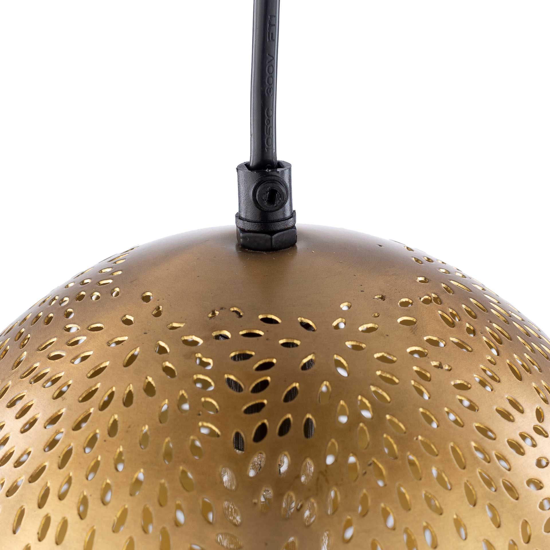 Adele Round Ceiling Lamp Brass - Image 3
