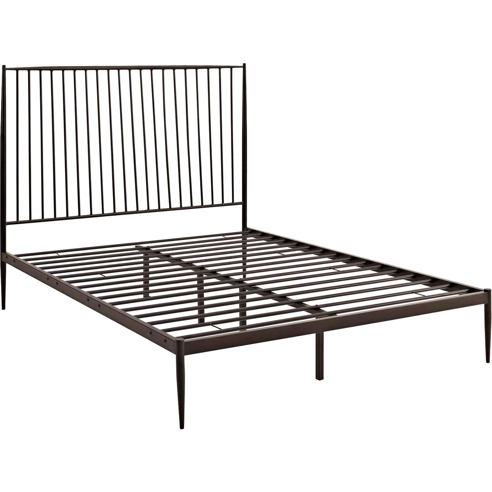 Adelia Platform Bed Brown - Image 4