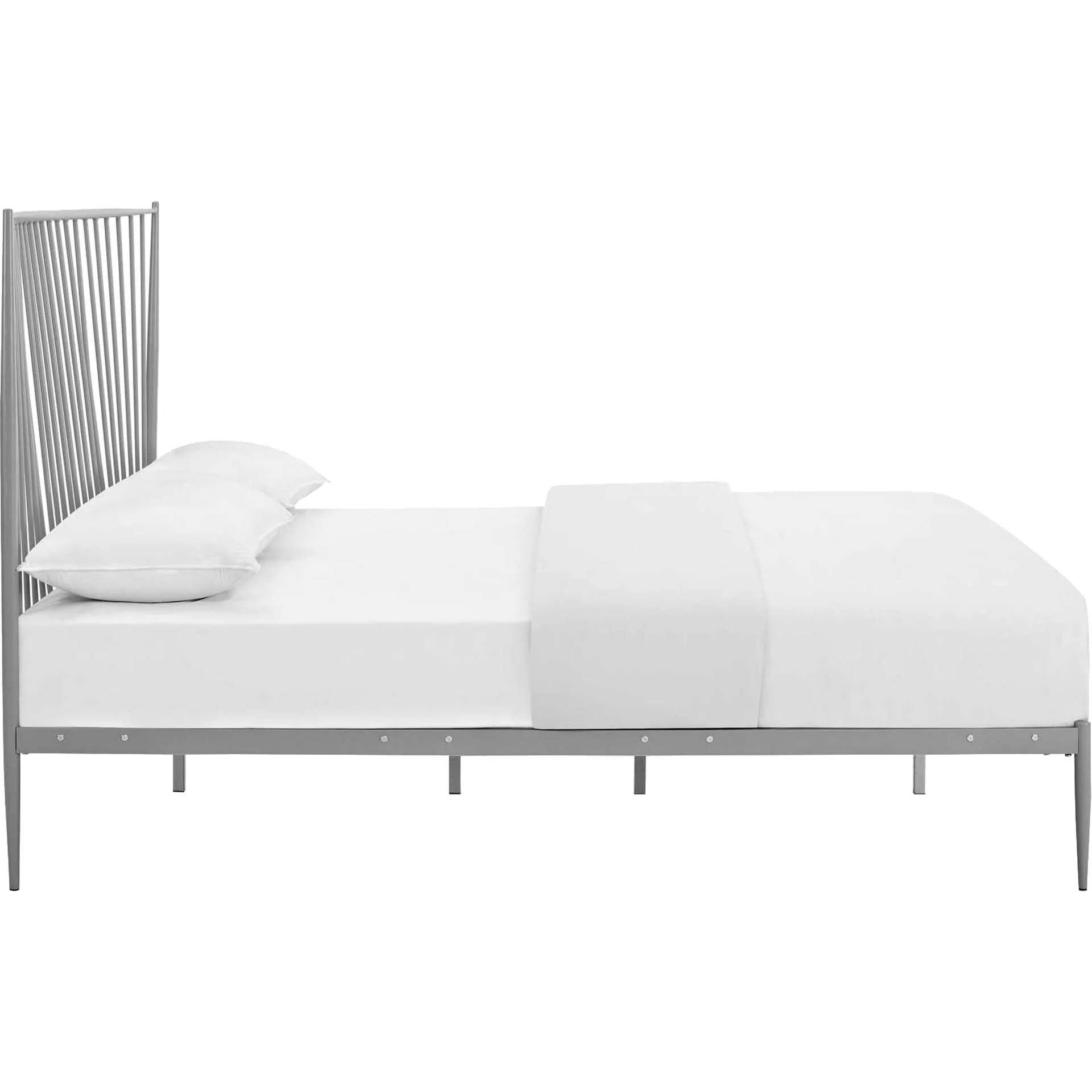 Adelia Platform Bed Gray - Image 3