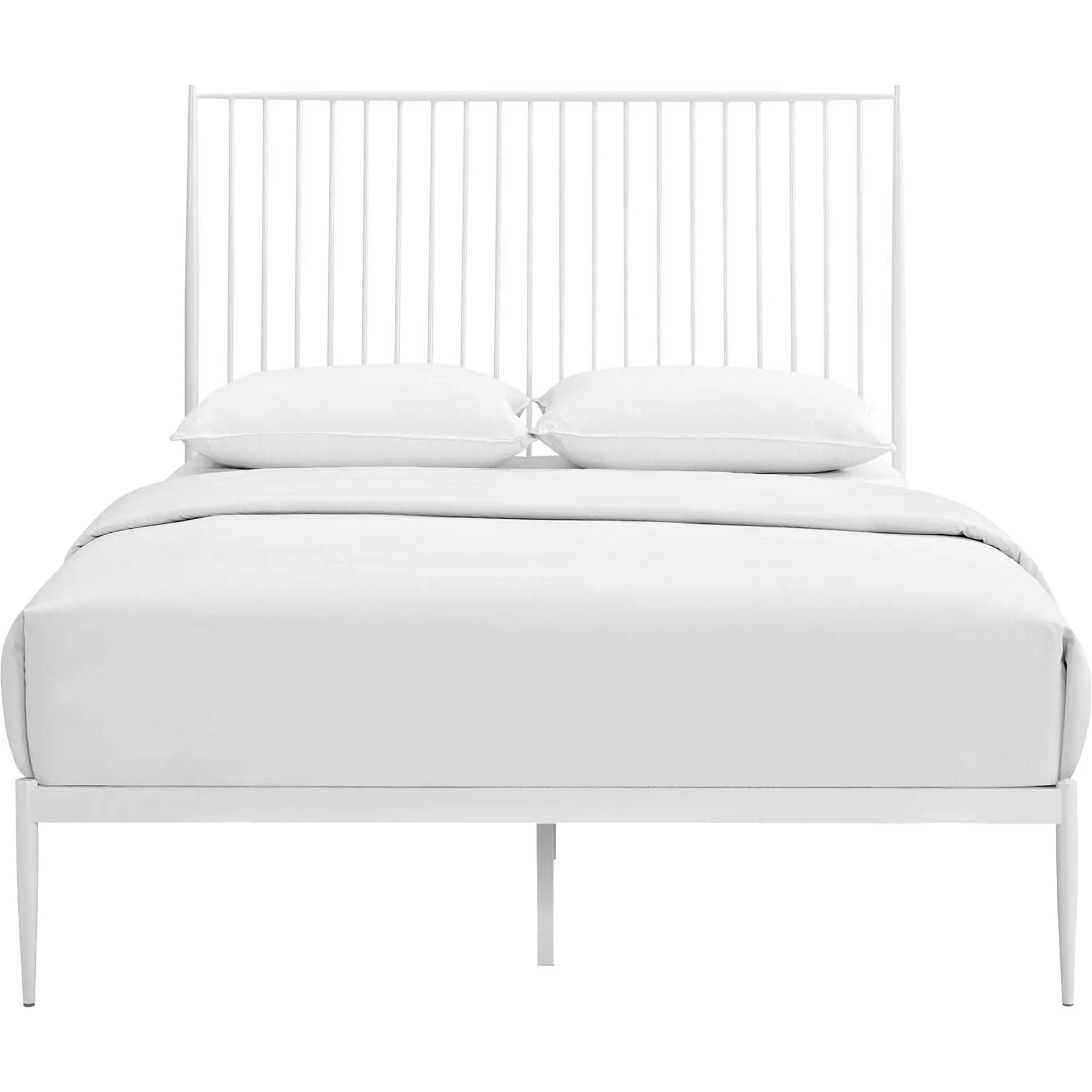 Adelia Platform Bed White - Image 2