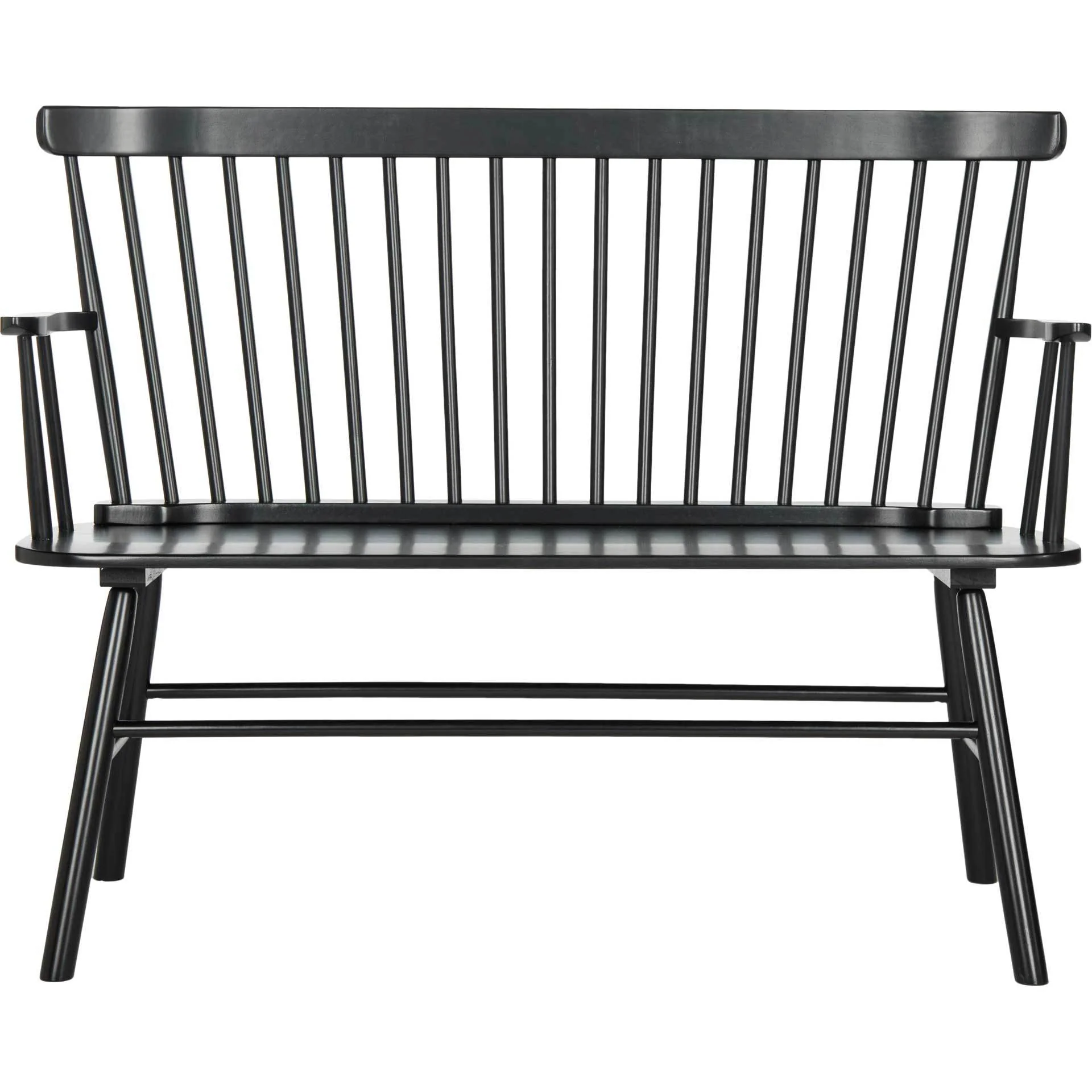 Adelina Spindleback Settee Black - Image 2