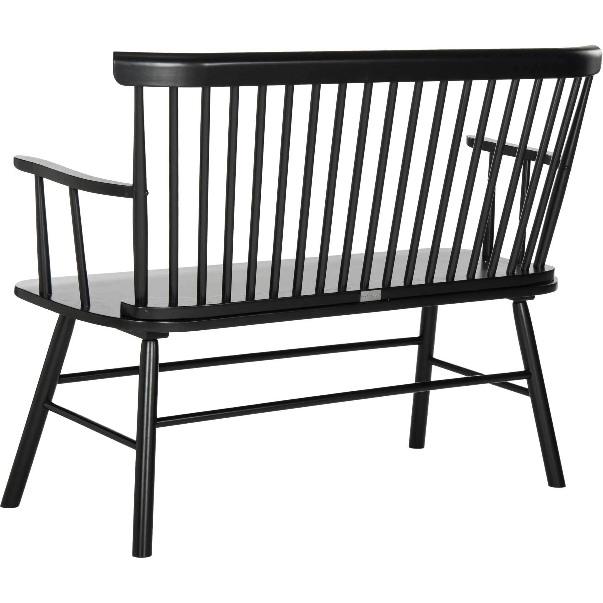 Adelina Spindleback Settee Black - Image 3