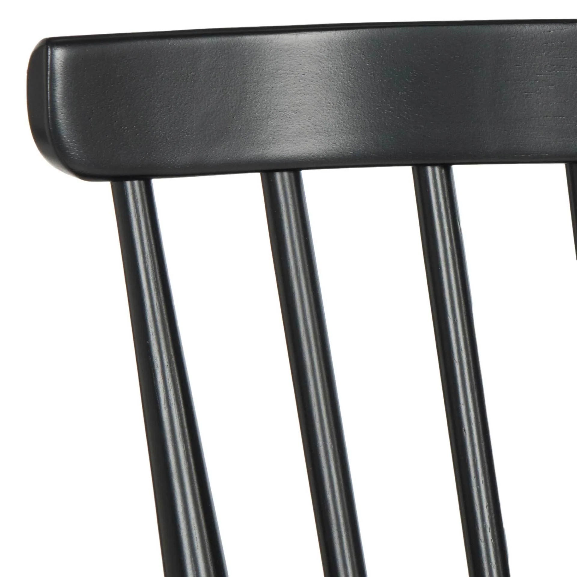 Adelina Spindleback Settee Black - Image 4