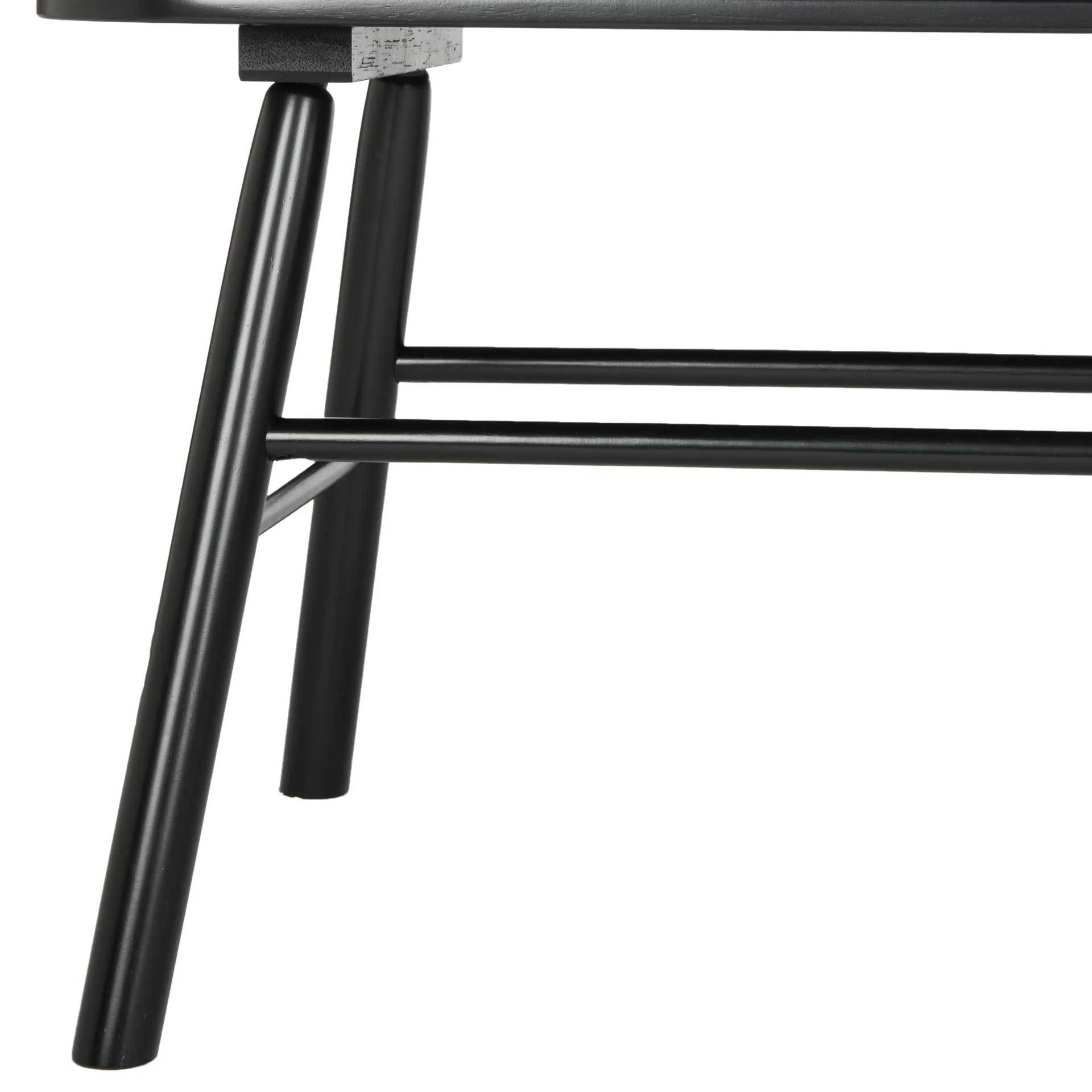 Adelina Spindleback Settee Black - Image 5