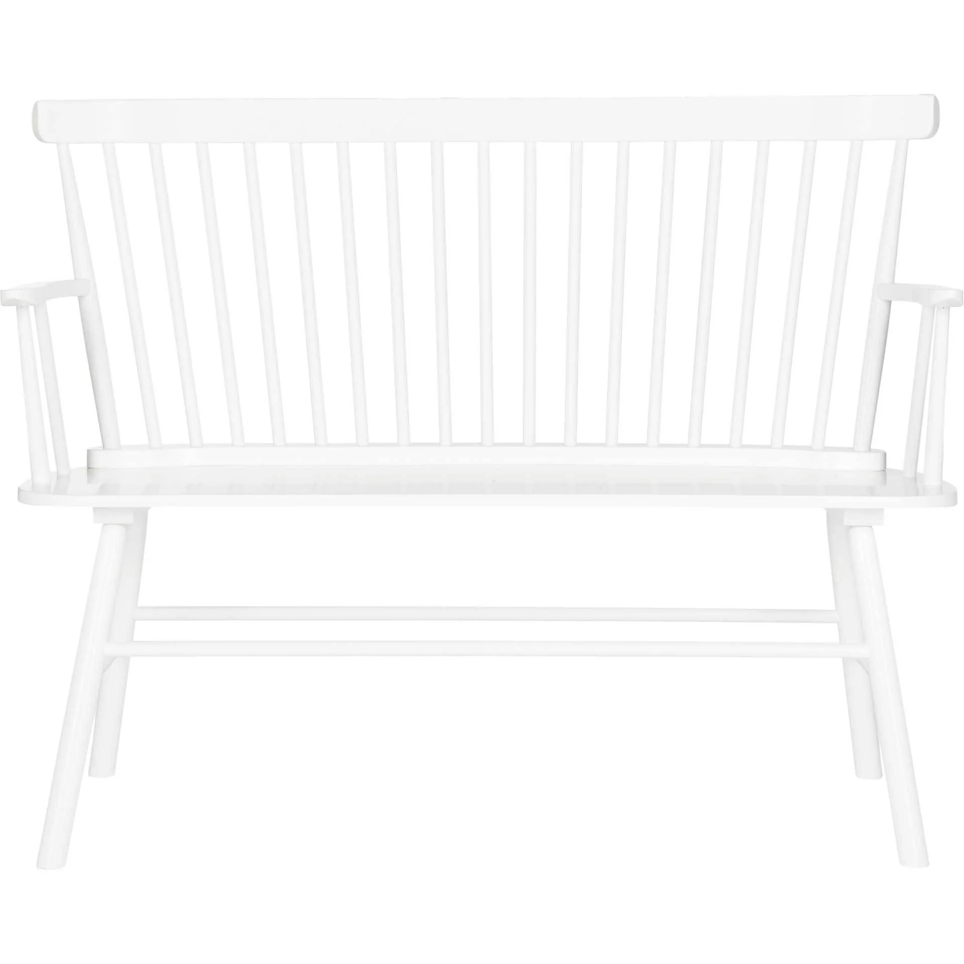 Adelina Spindleback Settee White - Image 2