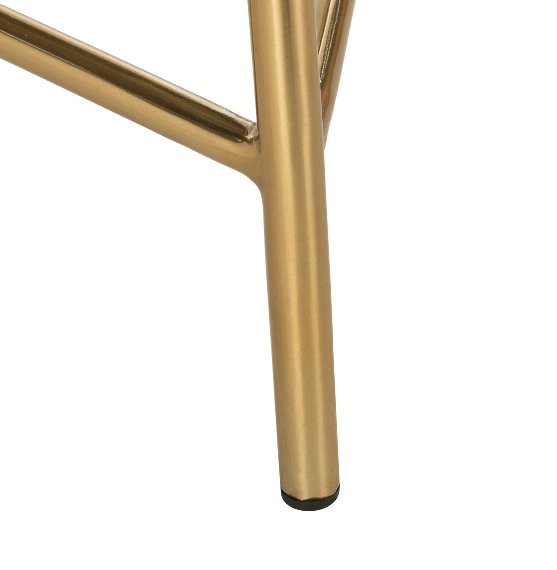Adelina Wire Weaved Contemporary Bar Stool Gold - Image 9