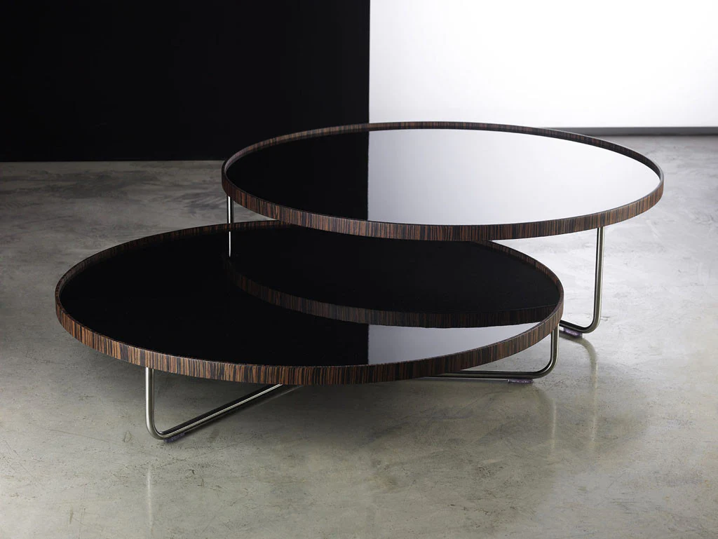 Adelphi Nesting Coffee Tables Black Lacquer - Image 4