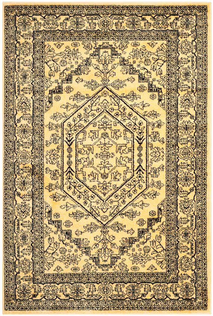 Adirondack Antique Gold/Black Area Rug - Image 2