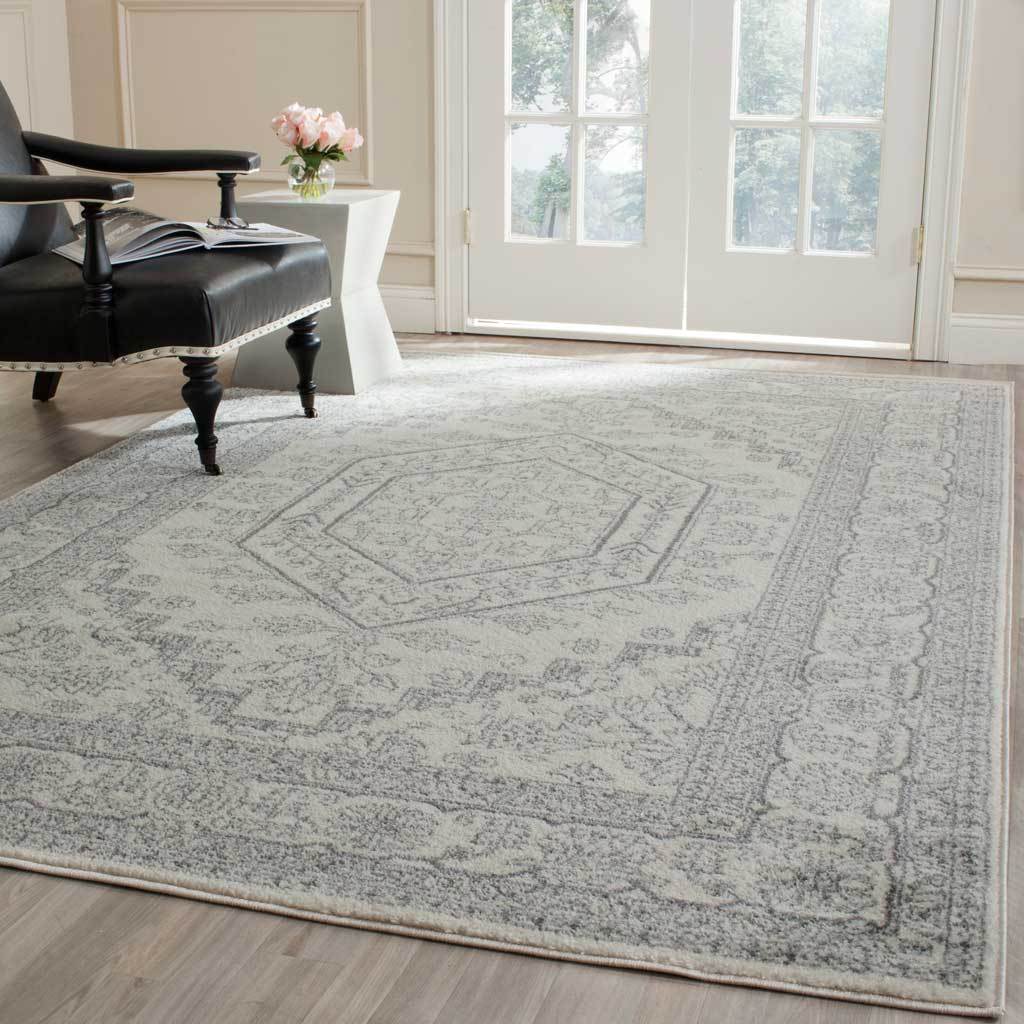Adirondack Antique Ivory/Silver Area Rug - Image 12