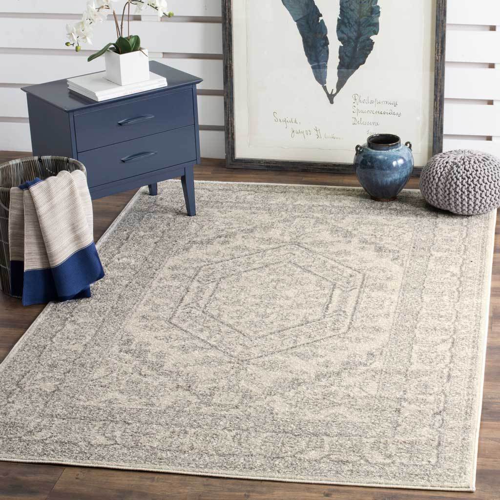 Adirondack Antique Ivory/Silver Area Rug - Image 13