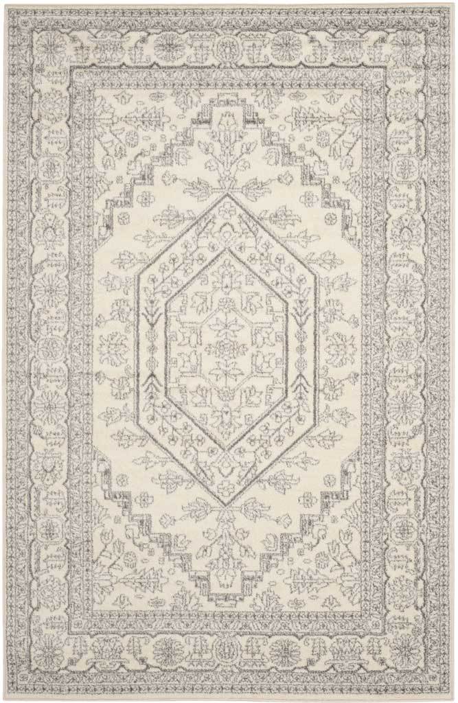 Adirondack Antique Ivory/Silver Area Rug - Image 3