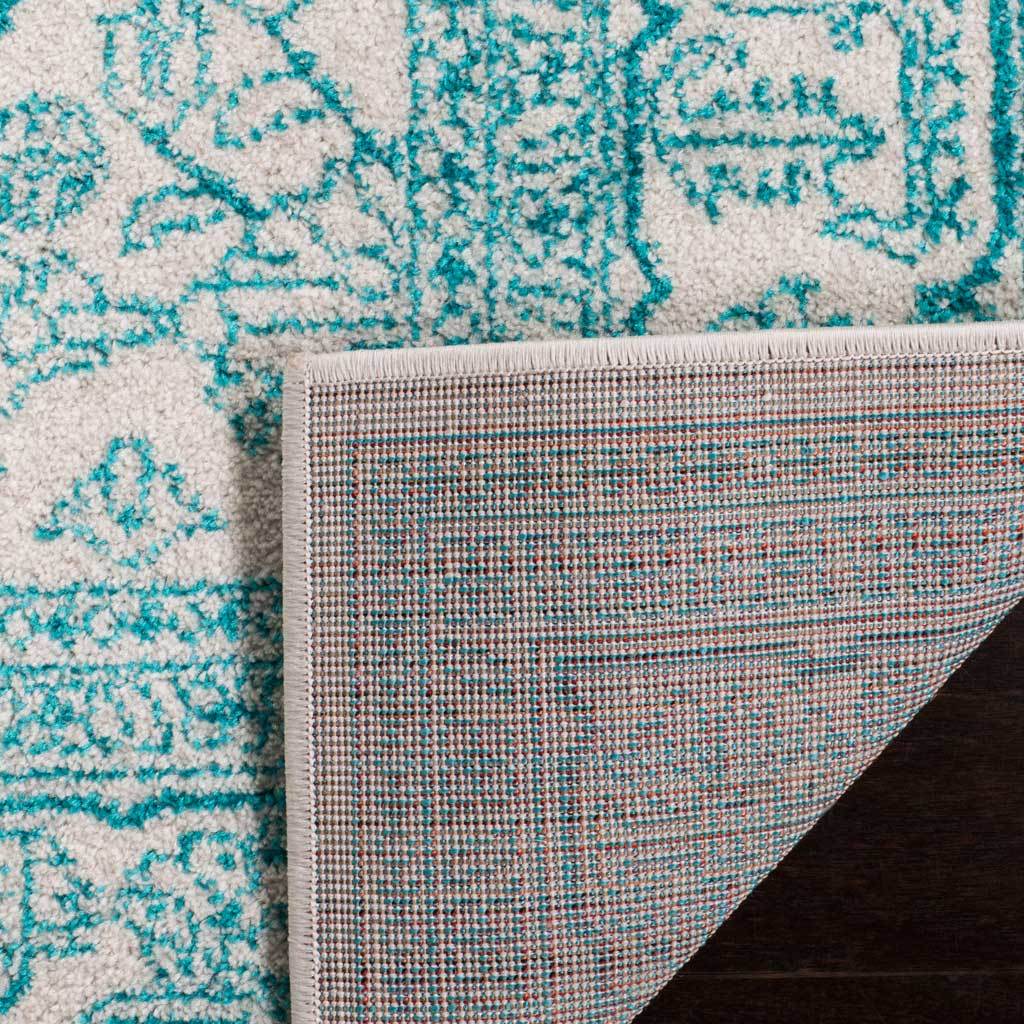 Adirondack Antique Ivory/Teal Area Rug - Image 3