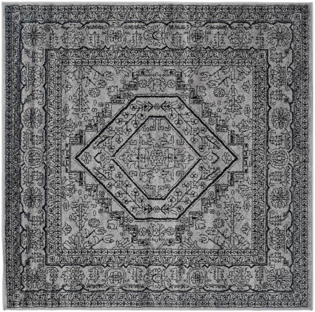 Adirondack Antique Silver/Black Area Rug - Image 3