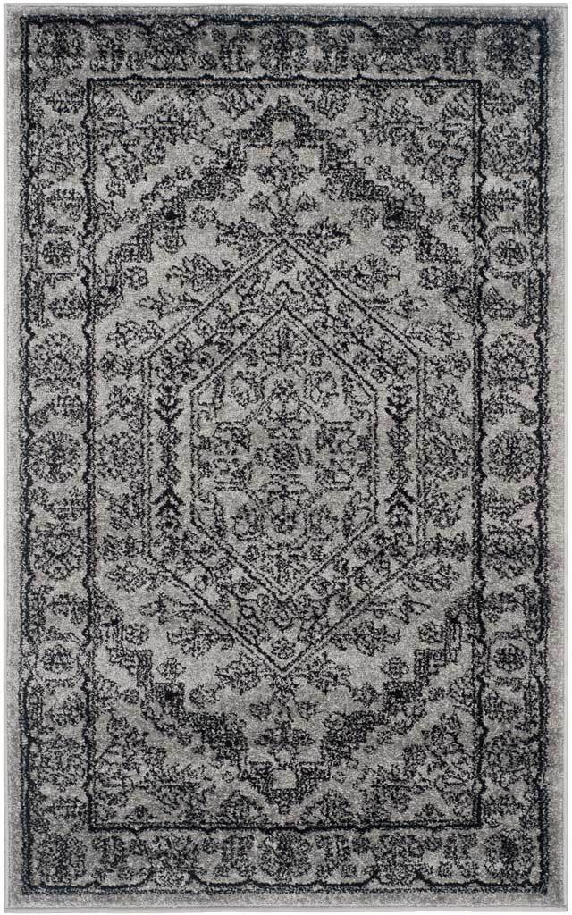 Adirondack Antique Silver/Black Area Rug - Image 5
