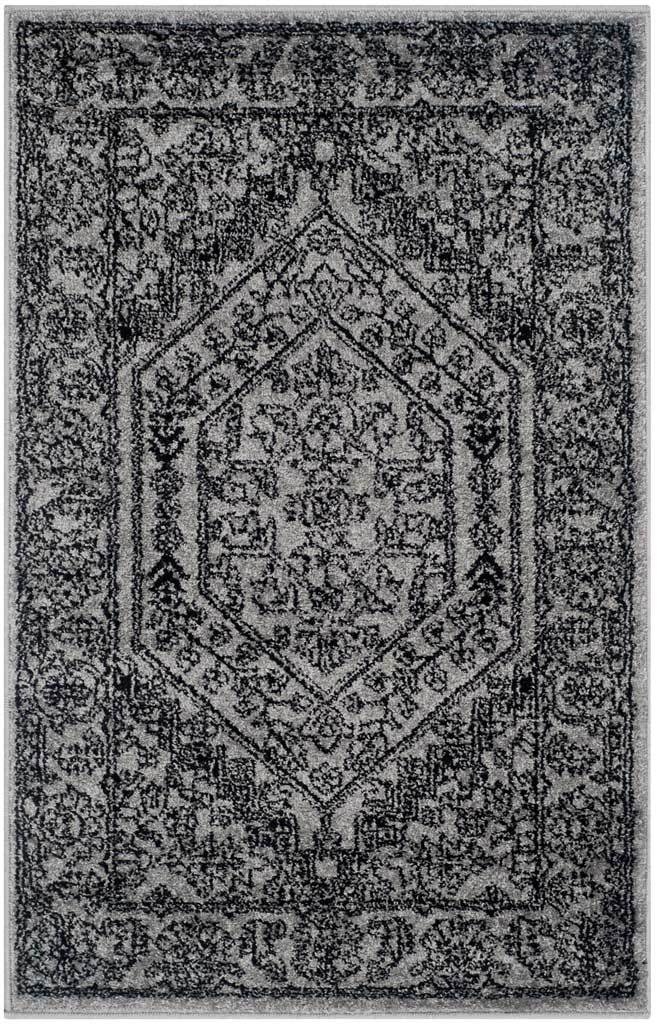 Adirondack Antique Silver/Black Area Rug - Image 6