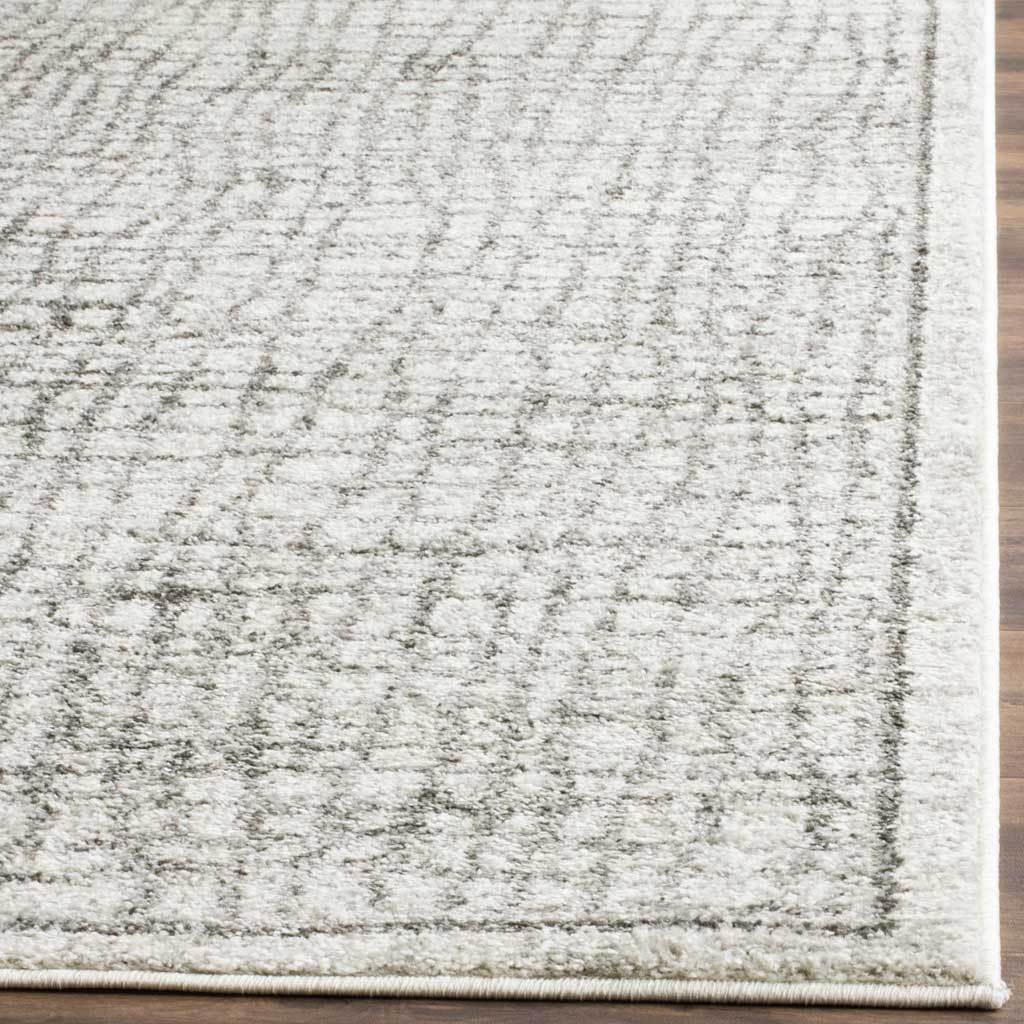 Adirondack Checker Silver/Ivory Area Rug - Image 8
