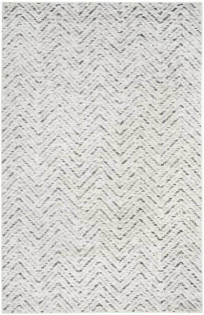 Adirondack Chevron Ivory/Charcoal Area Rug - Image 2