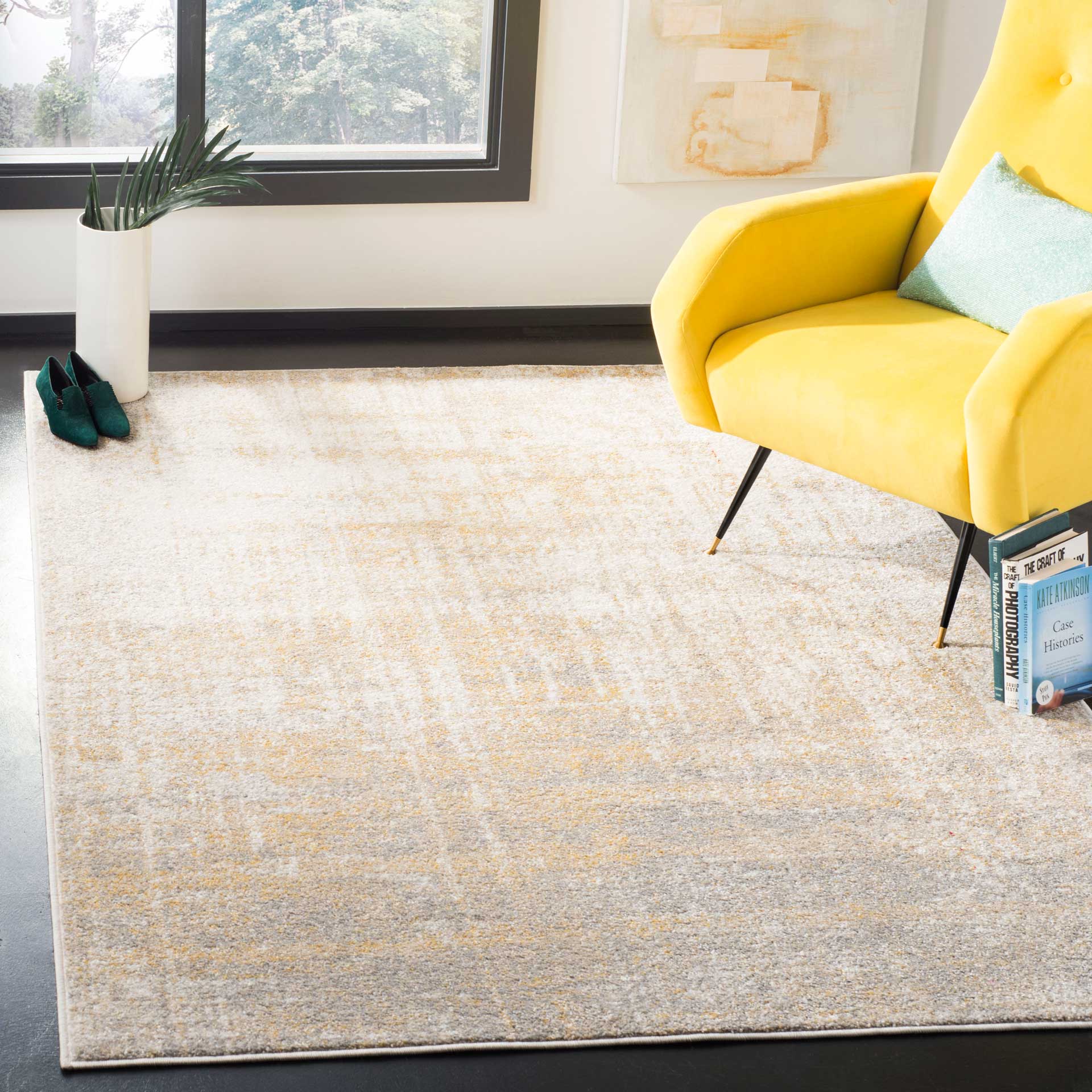 Adirondack Creme/Gold Area Rug - Image 4