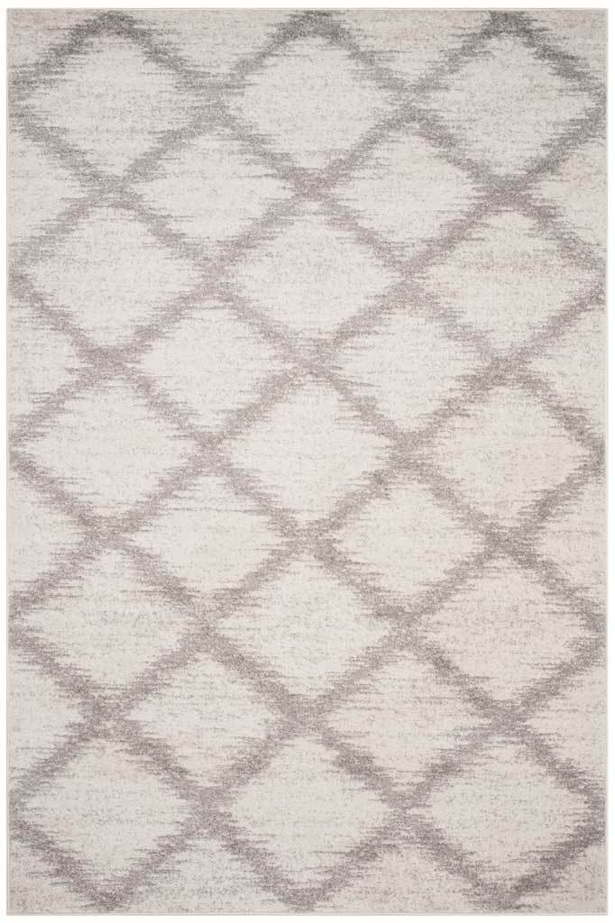 Adirondack Diamond Ivory/Silver Area Rug - Image 2