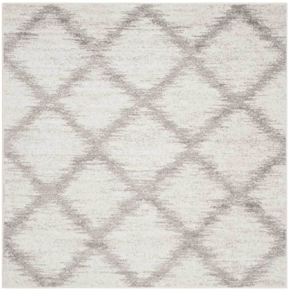 Adirondack Diamond Ivory/Silver Area Rug - Image 3