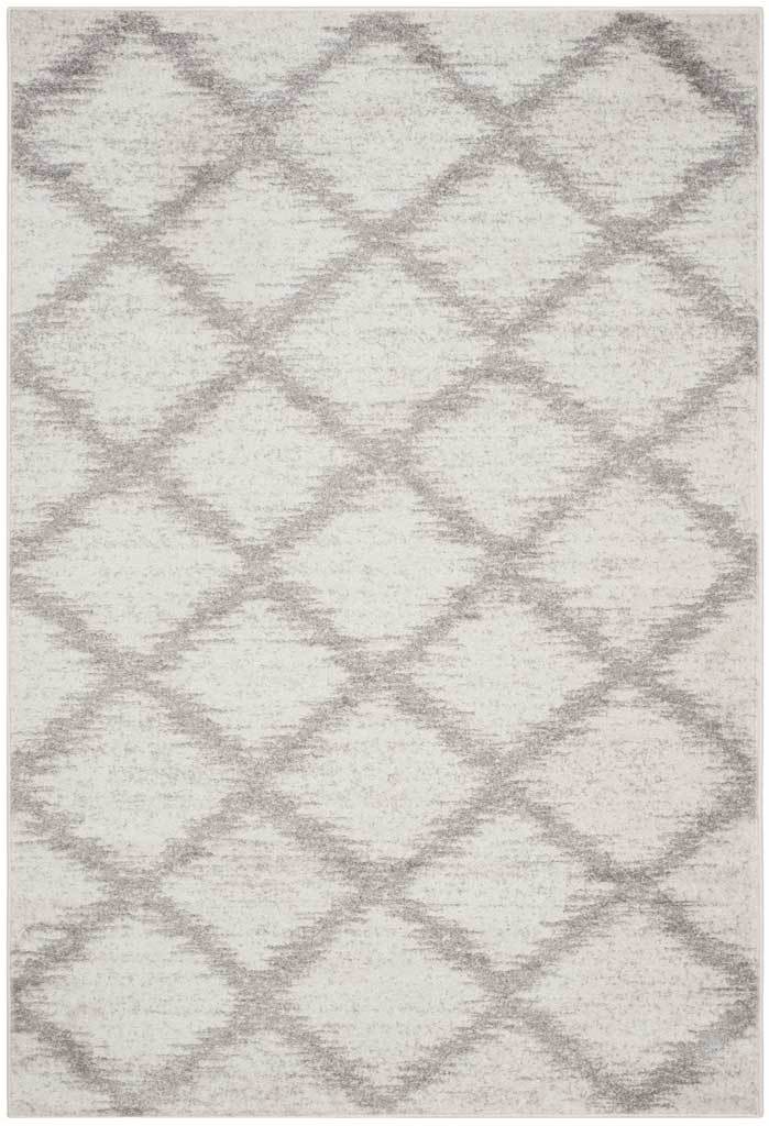 Adirondack Diamond Ivory/Silver Area Rug - Image 4