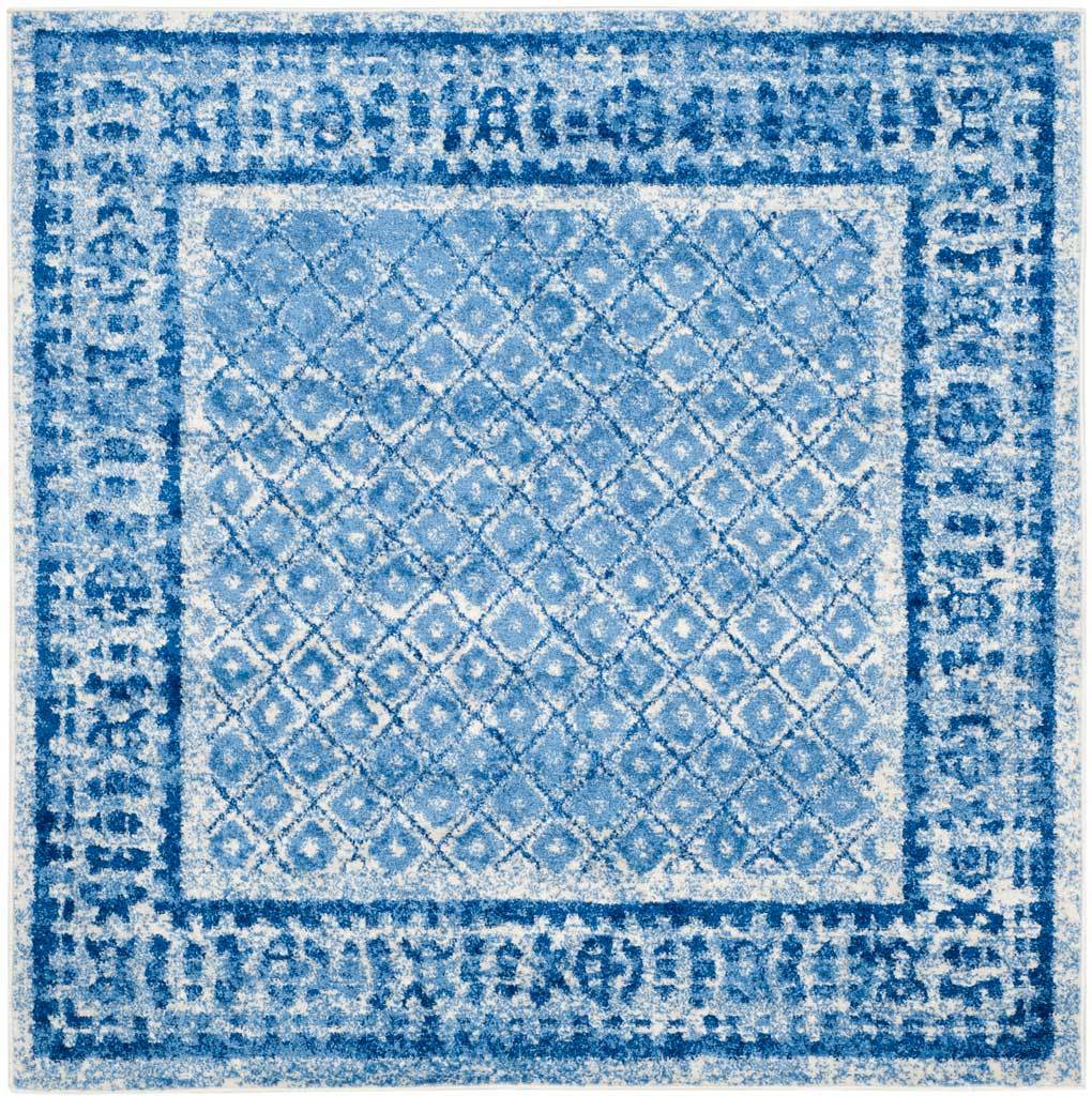 Adirondack Diamond Silver/Blue Area Rug - Image 2