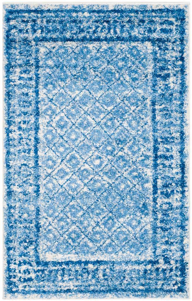 Adirondack Diamond Silver/Blue Area Rug - Image 5