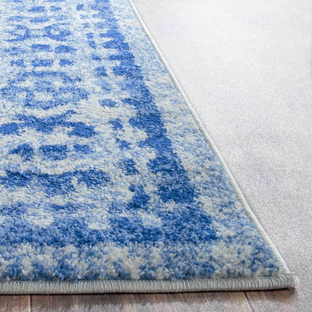 Adirondack Diamond Silver/Blue Area Rug - Image 6