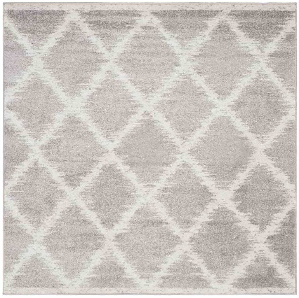 Adirondack Diamond Silver/Ivory Area Rug - Image 3