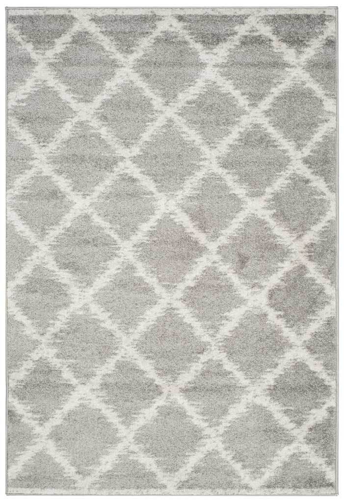 Adirondack Diamond Silver/Ivory Area Rug - Image 5