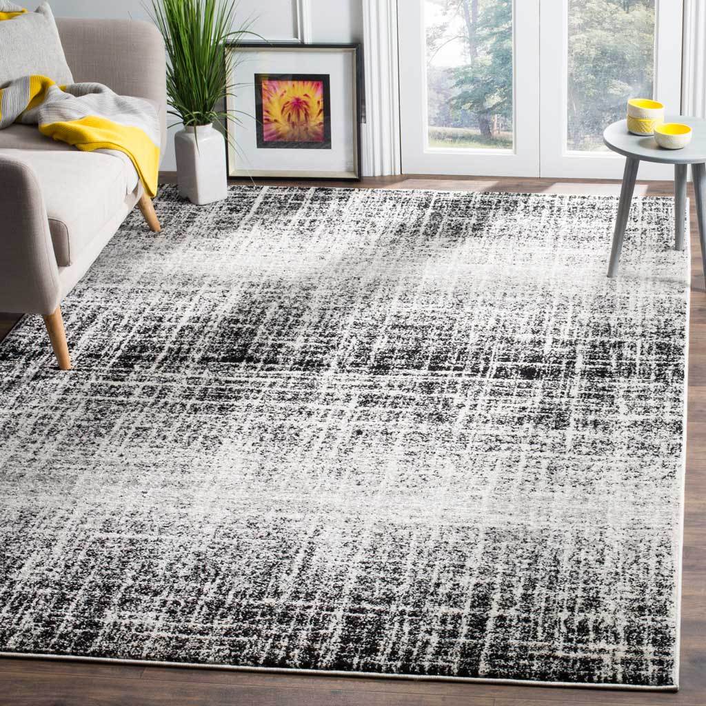 Adirondack Frequency Ivory/Black Area Rug - Image 11