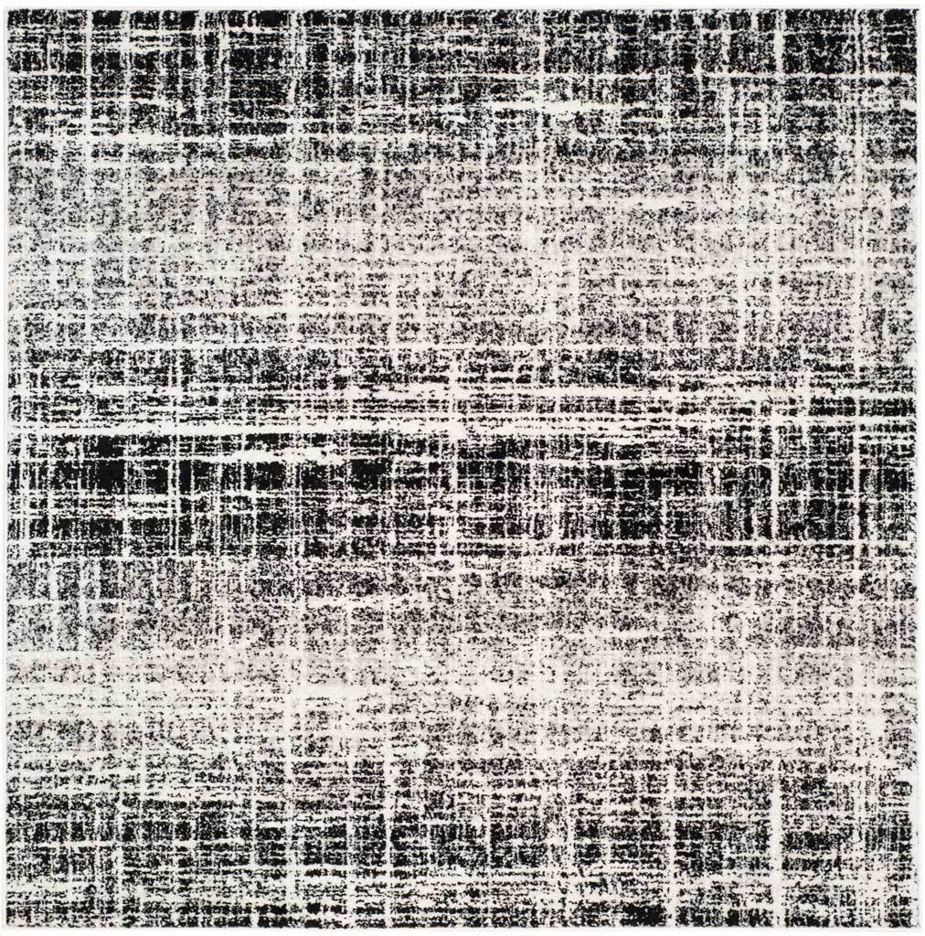 Adirondack Frequency Ivory/Black Area Rug - Image 3