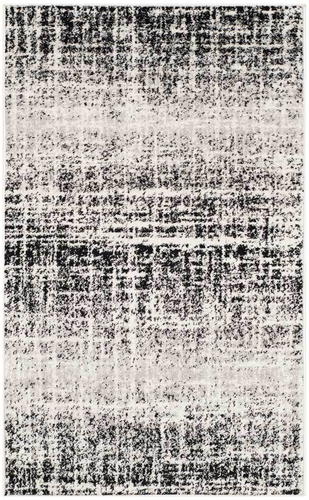 Adirondack Frequency Ivory/Black Area Rug - Image 4