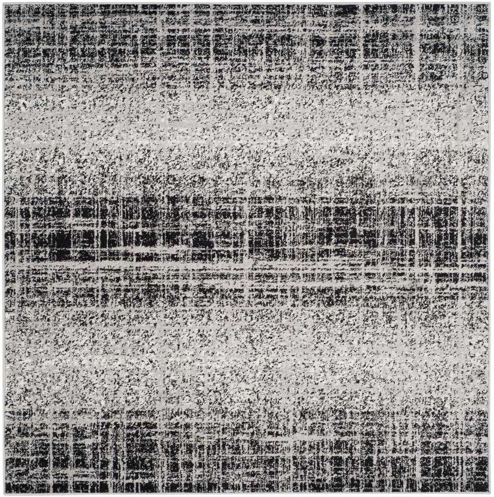 Adirondack Frequency Silver/Black Area Rug - Image 2