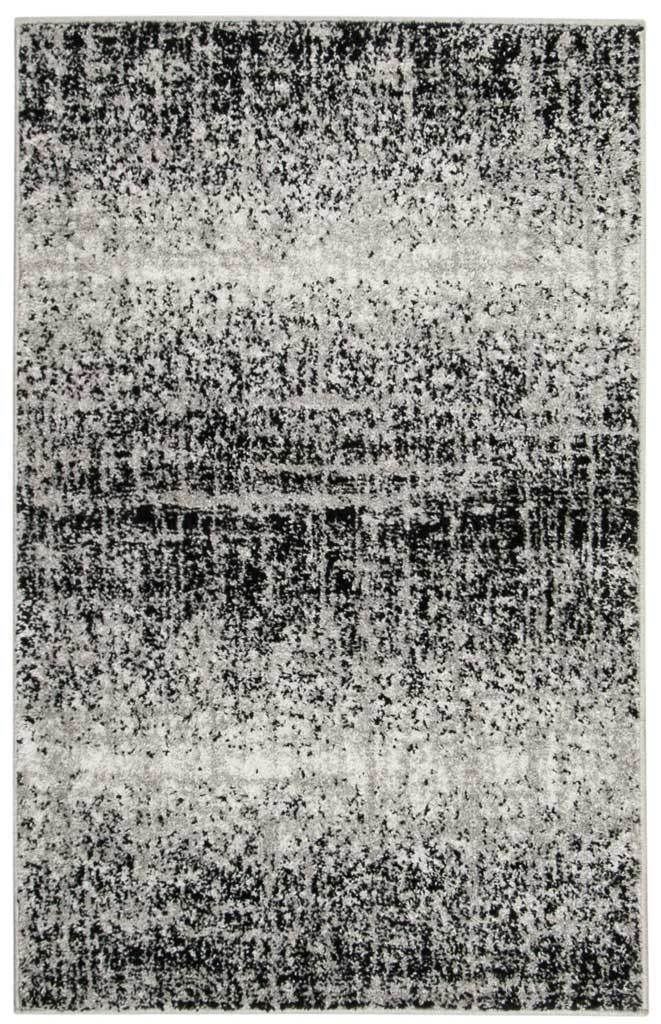 Adirondack Frequency Silver/Black Area Rug - Image 4