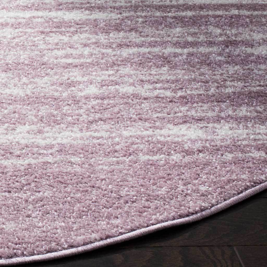 Adirondack Gradient Cream/Purple Round Rug - Image 2