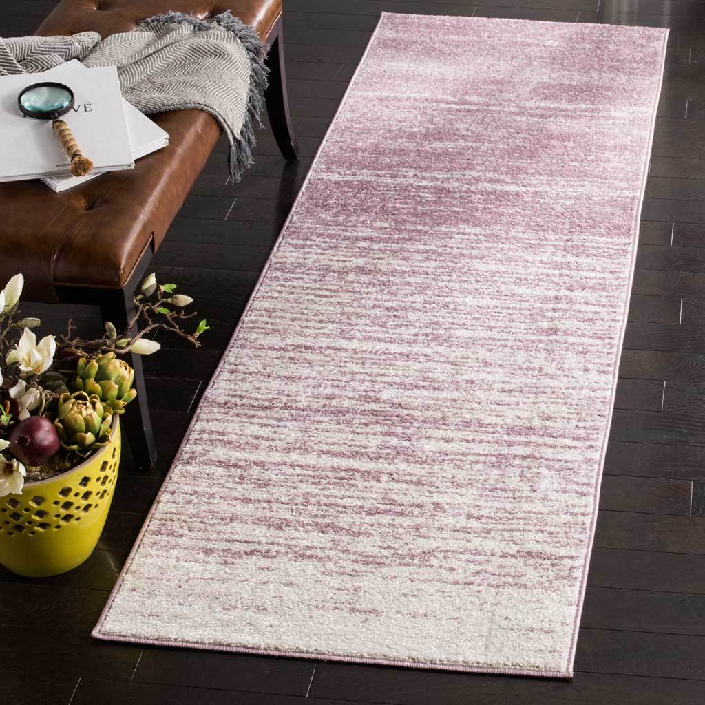 Adirondack Gradient Cream/Purple Runner Rug - Image 2