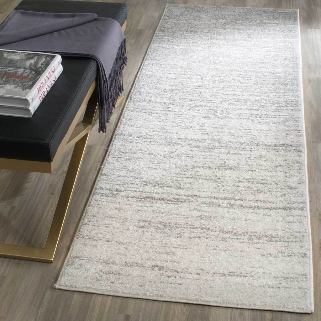 Adirondack Gradient Ivory/Silver Runner Rug - Image 4