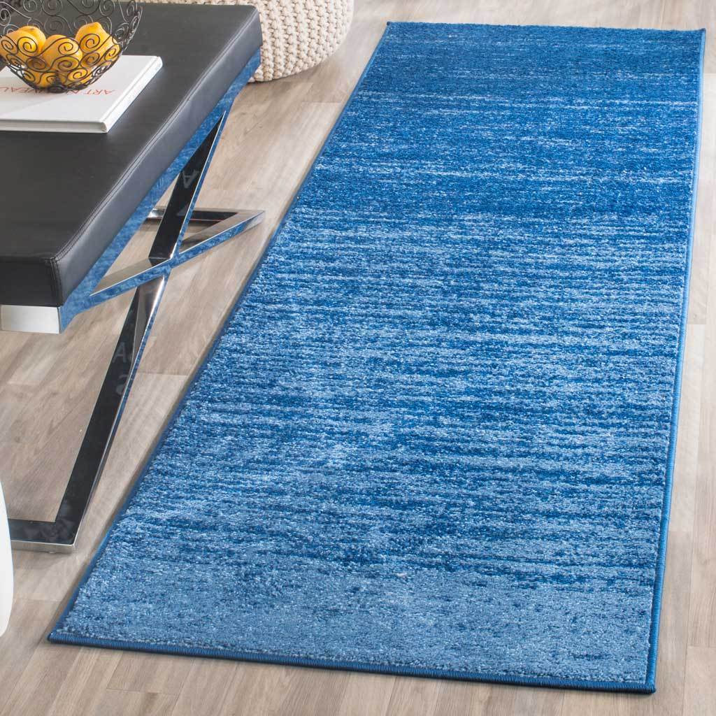 Adirondack Gradient Light Blue/Dark Blue Runner Rug - Image 4