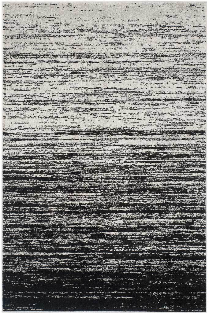 Adirondack Gradient Silver/Black Area Rug - Image 3