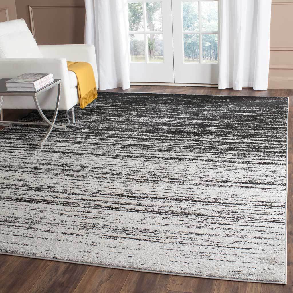 Adirondack Gradient Silver/Black Area Rug - Image 8