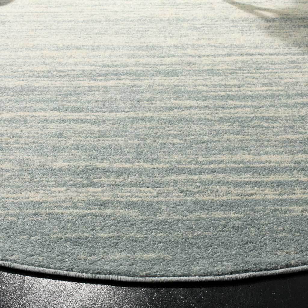 Adirondack Gradient Slate/Cream Round Rug - Image 2