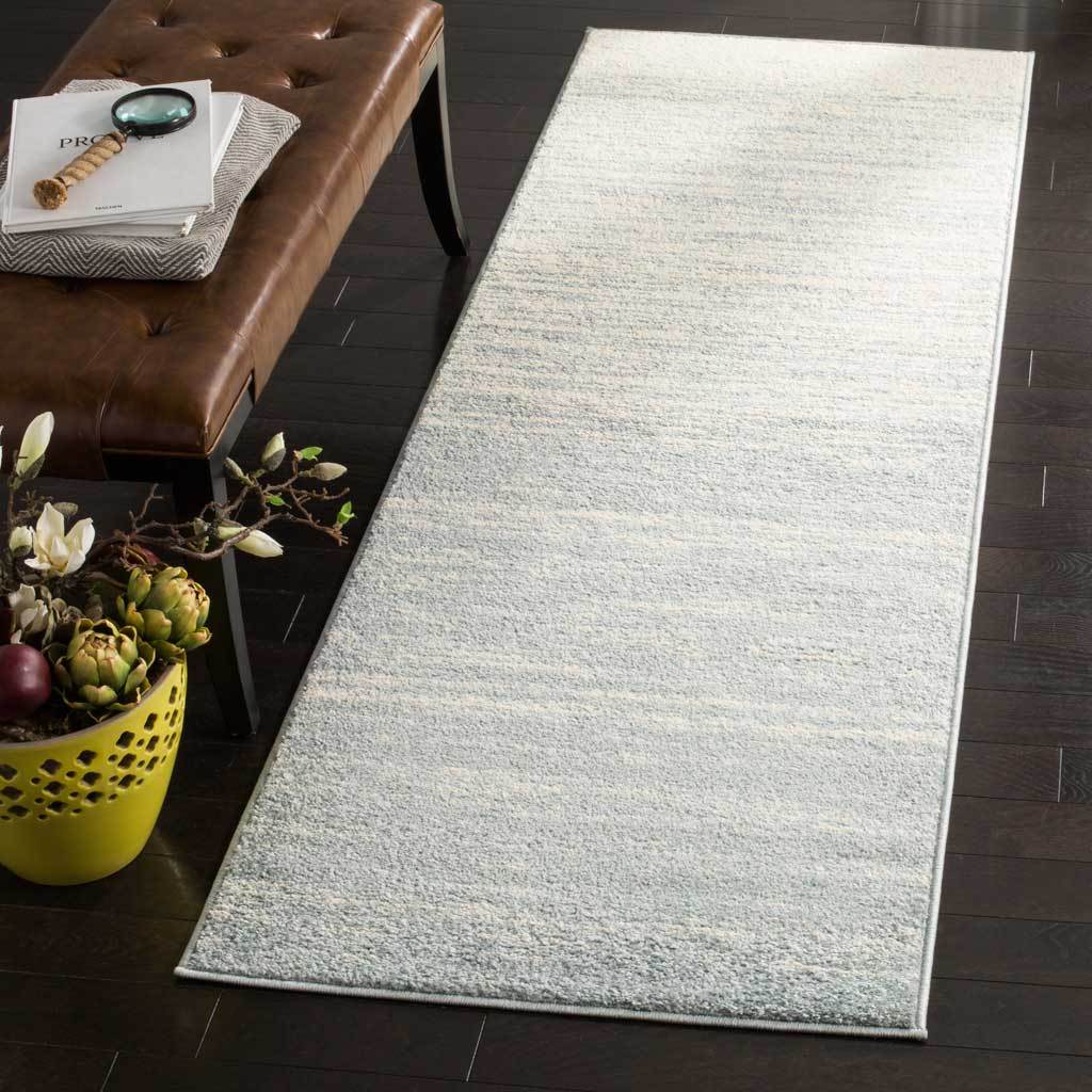 Adirondack Gradient Slate/Cream Runner Rug - Image 2