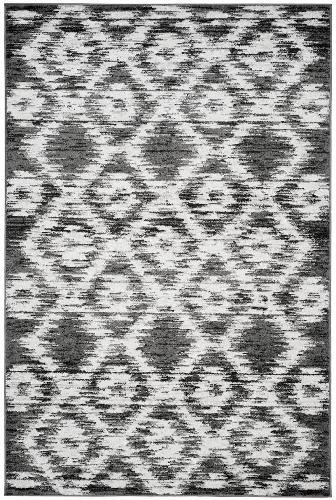 Adirondack Ikat Charcoal/Ivory Area Rug - Image 2