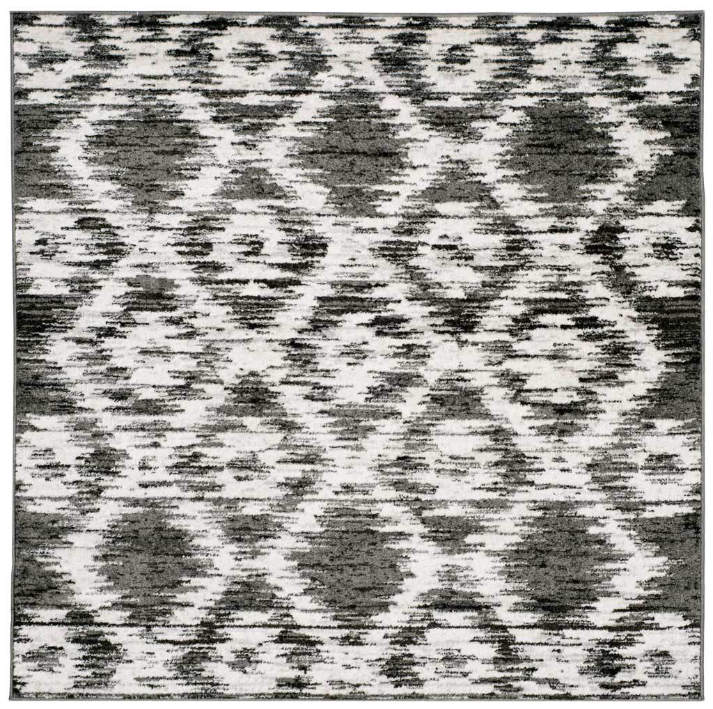 Adirondack Ikat Charcoal/Ivory Area Rug - Image 3