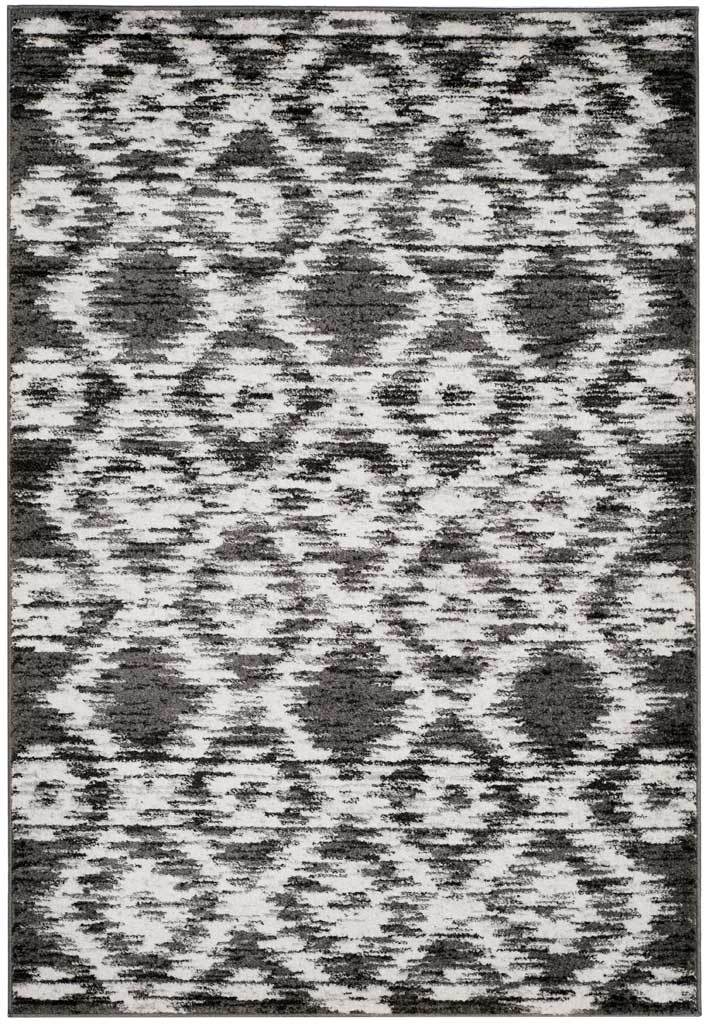 Adirondack Ikat Charcoal/Ivory Area Rug - Image 4