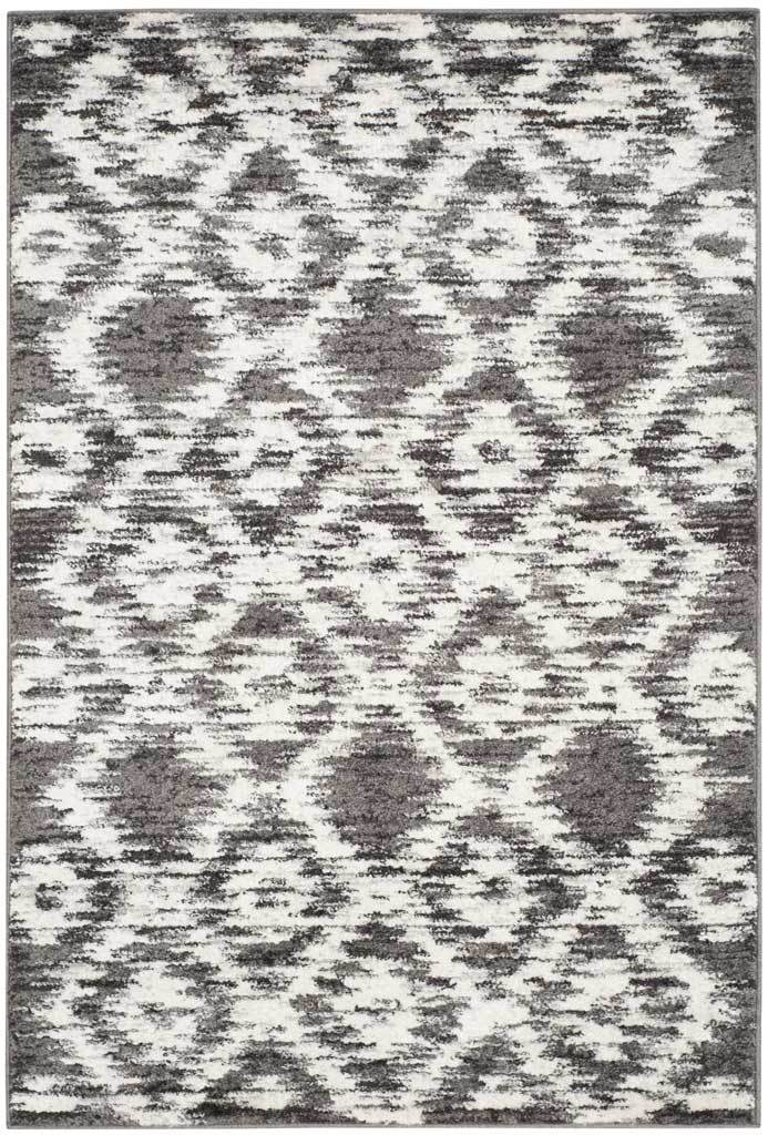 Adirondack Ikat Charcoal/Ivory Area Rug - Image 5