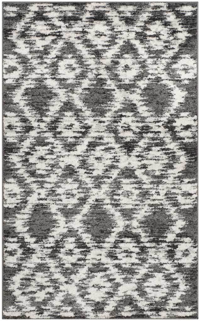 Adirondack Ikat Charcoal/Ivory Area Rug - Image 6